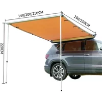 Car Side Awning Four Seasons Universal Outdoor Skylight Side Tent Suitable For Self-Driving Camping Waterproof Sunscreen