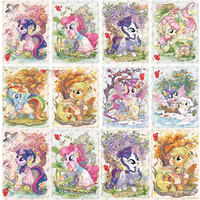 KAYOU My Little Pony Cards Bright Moon Pack Vol.7 SGR Fluttershy Pinkie Pie Single Full Set Trading Cards