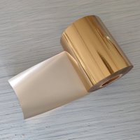 8cm Light Golden Color Stamped Foil Hot Stamping Paper Gold Leather Cloth Package Box DIY Decoration 120 Meters/ Roll