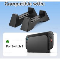 2PCS Cooling Stand Bracket Base Holder For Nintendo Switch 2 Game Console Anti-Slip Desktop Host Rack for Switch 2 Accessories