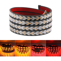 12V 24V Car Truck LED Tailgate Light Strip Turn Signal Lamp Tail light Bar Dynamic Flowing Warning Brake Reverse For Pickup Jeep