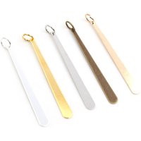20pc/lot 38x4mm 5 colors Long Flat Drop Strip with jump rings for Earrings findings necklace pendant charms jewelry making