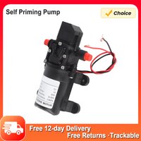 DC 12V High Pressure Water Pump 116Psi Self Priming Camping Boat Diaphragm Pump High Pressure Flow Rate 5L/min Diaphragm Pump