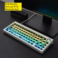 65% CNC Aluminum case Keyboard KIT V2 Bluetooth RGB Hotswap Gaming Gasket Media Knob VIA programming