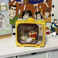 Crayon Shin chan Diy Anime Figures Cartoon Acrylic TV Night Light Cute Bedroom Dormitory Light Ornaments Boy Girl Children Gift