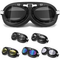 Motorcycle Glasses Motocross Helmet Lens Goggles Off-road ATV MTB Anti-slip Windproof Outdoor Cycling Racing Retro Goggles