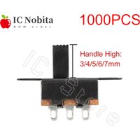 1000PCS SS12F15 VG3 VG4 VG5 VG6 VG7 Vertical/Horizontal Lever Toggle Switch 3 Pin 2 Position SPDT ON-ON 3A 250V