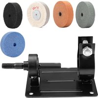 NuoDunco Drill Conversion Grinder Ceramic Grinding Wheel Polishing Stand Metal Polishing Sharpening Conversion Tool Kit