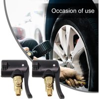 2PCS For Presta Valve Air Pump Adapter for Bicycle Tube Inflation Compatible with Dual Head Track Pump Systems