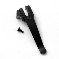6 Colors With Screw Stainless Steel Knife Deep Carry Pocket Clip Back Clamp for 91MM Victorinox Swiss Army Make Accessories Part