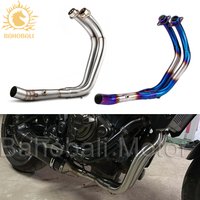 Slip-on Exhaust For Yamaha MT-07 FZ-07 MT07 FZ07 XSR700 2014-2023 Motorcycle Exhaust Front Header Pipe image 4