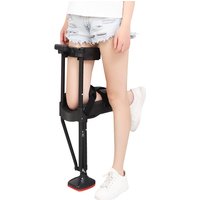 1PCS Ergonomic Hands Free Crutches Knee Crutch for Adult Mobility Aids Device Walking Support Crutches Adults Adjustable Crutch