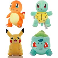 Pokemon Stuff Plush Toys Kawaii Pikachu Pichu Charmander Squirtle Psyduck Anime Soft Dolls Doll Kids Birthday Christmas Gift