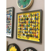 Wall-Mounted Display Stand Children's Room Decorative Building Blocks Frame Drawings Puzzles Magnetic Tiles Half Lemon Brand