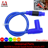 Motorcycle Spark Plug Iridium Power Cable Wires Cap Cover Ignition Cable For KTM Honda Suzuki Yamaha Kawasaki ATV Universal Etc