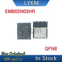 5-10/PCS New Original EMB02N03HR EMB02N03R B02N03R QFN-8 Field effect tube In Stock