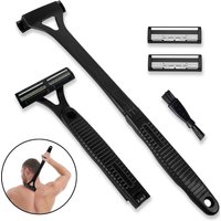 Men's s Back Shaver Painless Hair Remover for Men Epilator Shaver Back Body Long Handle Portable Foldable Shaver Body Care