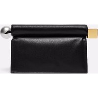 Trendy Foldable Pu Material Shoulder Chain Crossbody Small Square Bag Unique Design Women's Handbag Versatile Folding Clutch Bag