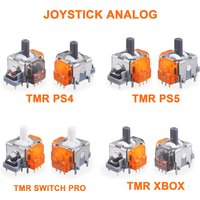 2Pcs Tmr Electromagnetic Induction Joystick Replacement 3D Analog Thumb Stick for Ps5 Ps4 Xbox One Series X/s Elite Controller