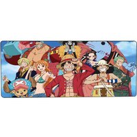 One Piece Pirate Crew Anime Gaming Mouse Pad Large Rubber Keyboard Desk Mat With 2MM Stitched Edge Design
