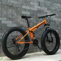 Full Suspension 26 Wheels 4.0 Fat Big Tire Bike Snow Mtb Mountain Bike Beach Bike Fat Men's Snow
