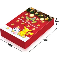 Christmas Pokemon 24 Pcs Set Figure Gift Advent Calendar Mystery Box Kawaii Pikachu Anime Figural Action PVC Model Kid Toy Hot