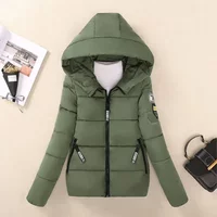 Parkas Mit Kapuze Kurze Mäntel Weibliche Parka Warme Verdicken Jacke Koreanische Lose Baumwolle Gepolsterte Outwear 2025, Neue Winter Jacke Frauen