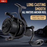 NGK/HMR Heavy Duty All Metal Spinning Reel 8000-14000 25kg Max Drag Saltwater Freshwater Fishing Reel Left/Right Interchangeable