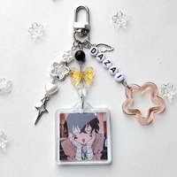 BSD Dazai Osamu inspired keychain/phone charm Bungou Stray Dogs