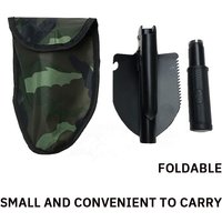 1PC Engineer Shovel Military Shovel Outdoor Multifunctional Folding Military Shovel Vehicle Camping Fishing Shovel Pickaxe