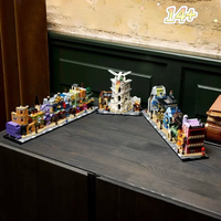 2750pcs Bricks Classic Movie Architecture Alley Shop Building Blocks Street View for Birthday Party Gifts Collectr's Edition Set