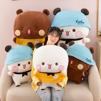 20/80cm Cute Yier Bubu And Dudu Plushies Lovely Panda Bear Doll Stuffed Animal Kawaii Plush Toy Appease Doll Birthday Gifts Girl