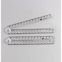 Transparent Rulers Acrylic 30cm Folding Straight Rulers Drawing Wiring Creative Tool Student Kids Stationery School Supplies