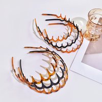 3 Pieces of Wavy, Toothed, High Cranial Top Texture Hair Bands, Pressure-Free, Suitable for Both Men and Women