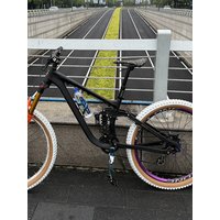 AliExpress NONE Full Suspension Bicycle Frame Aluminum Alloy for E-Bike Soft Trail Quick Release 4 Links MTB Enduro AM DH Downhill 135x10mm DPD