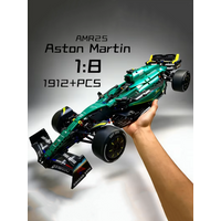 MK6022 1912PCS 1:8 New Technic Martin Aramco AMR25 Building Blocks MOC Sports Car DIY Assembly Model Set Toy Gifts for Boy Decor