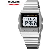 SKMEI 2475 New Sport Waterproof Digital Electronic Watch Men's Women's Fashion Simple EL Night Light Luxury Watch reloj hombre
