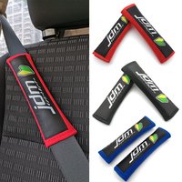 2pcs JDM Style Cotton Car Seat Belt Cover Soft Harness Pads Shoulder Pad Universal Soft Fabric Shoulder Cushion Protector
