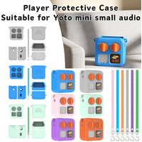 Small Audio Player For Yoto Mini with Lanyard 360° Shockproof Waterproof Player Device Protector Smooth Comfortable Grip