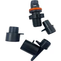 5-in-1 Pump Nozzle Adapter for SUP & Kayak. Compatible with Halkey Roberts & Boston Valves. Leak-Proof Plastic.