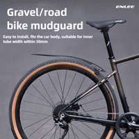 ENLEE Bicycle Fender Gravel Flat Handle Road Car Melon Car Front and Rear Common Gear Plate with Tail Quick Removal