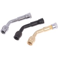 AliExpress ZLinKJ 1pc 45 90 135 Degree Angle Bent Valve Adaptor Tyre Tube Valve Extension Adapter For Motorcycle Truck Car Moto Bike