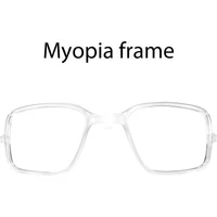 AliExpress kapvoe Insert Clip-On Prescription Clip for Kapvoe Sunglasses & Scvcn Cycling glasses Myopia frame for Bike glasses Prescription Frame