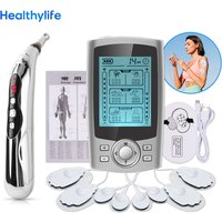 Electric Massage Instrument EMS Tense Machine Pulse Massager Tens Acupuncture Electrical Muscle Stimulator for Neck Back Body