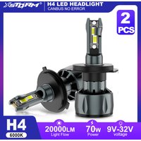 XSTORM H7 H4 LED Headlight 70W 20000LM Car Lights Canbus H1 H11 9005 9006 LED Headlights High Power Auto Turbo Lamps 6000K Beam