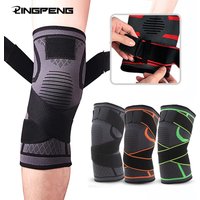 1PC Knee Braces with Strap for Knee,Knee Compression Sleeve Support for Men & Women, Working Out, Basketball, Football