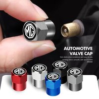 For MG 4pcs Car Wheel Tire Valve Cap Stem Cover Auto Accessories RX5 RX8 350 550 6 3 5 7 ZR ZS HS GS GT Hector