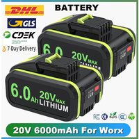 Akumulator 6000mAh do Worx WA3553 bateria bezprzewodowe elektronarzędzie WA3572 WA3553 WX390 WA3551 WX176 WX178 zapasowe baterie