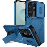 Armor For Magsafe Magnetic Wireless Charge Case For Samsung S26 Ultra S25 Edge S23 S24 FE A57 A56 A37 Shockproof Bracket Cover