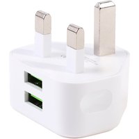 〔W〕UK Plug Single USB Double USB Adapter Mains USB Adaptor Wall Charger Travel Wall Charger Travel Charging Cable